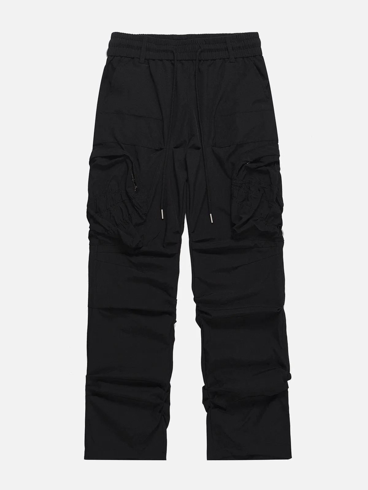 Rimiro - Large Pocket Wrinkle Cargo Pants