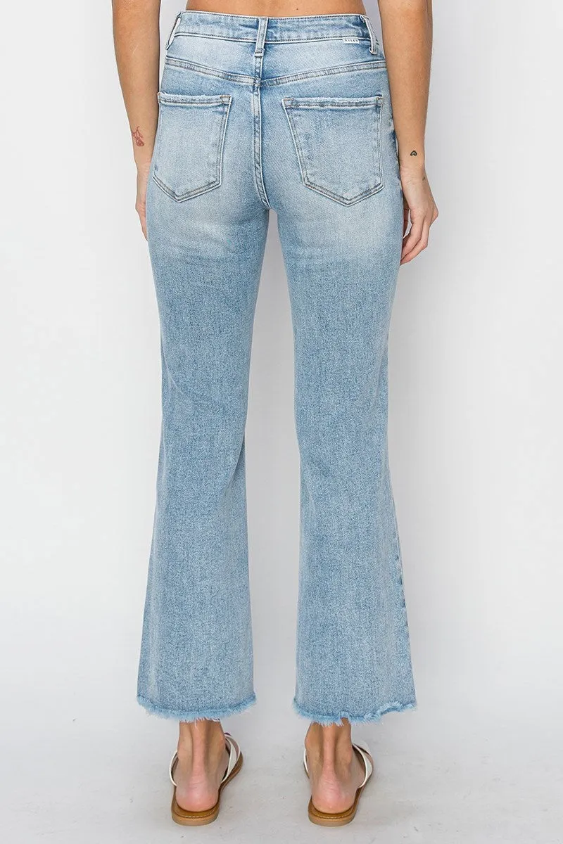Risen High Rise Straight Ankle Length Jean