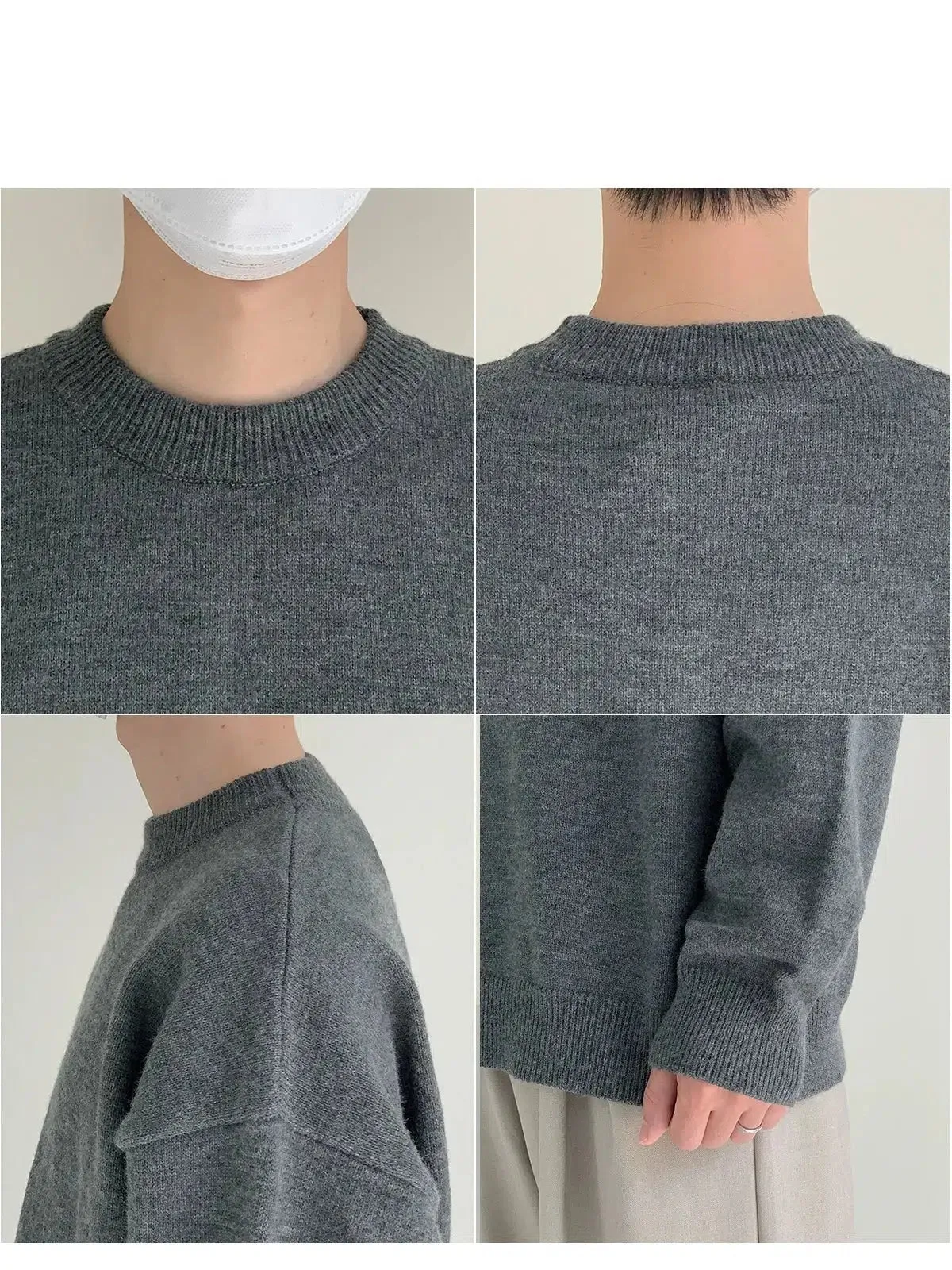 Round Neck Pullover Sweater