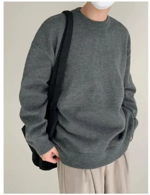 Round Neck Pullover Sweater