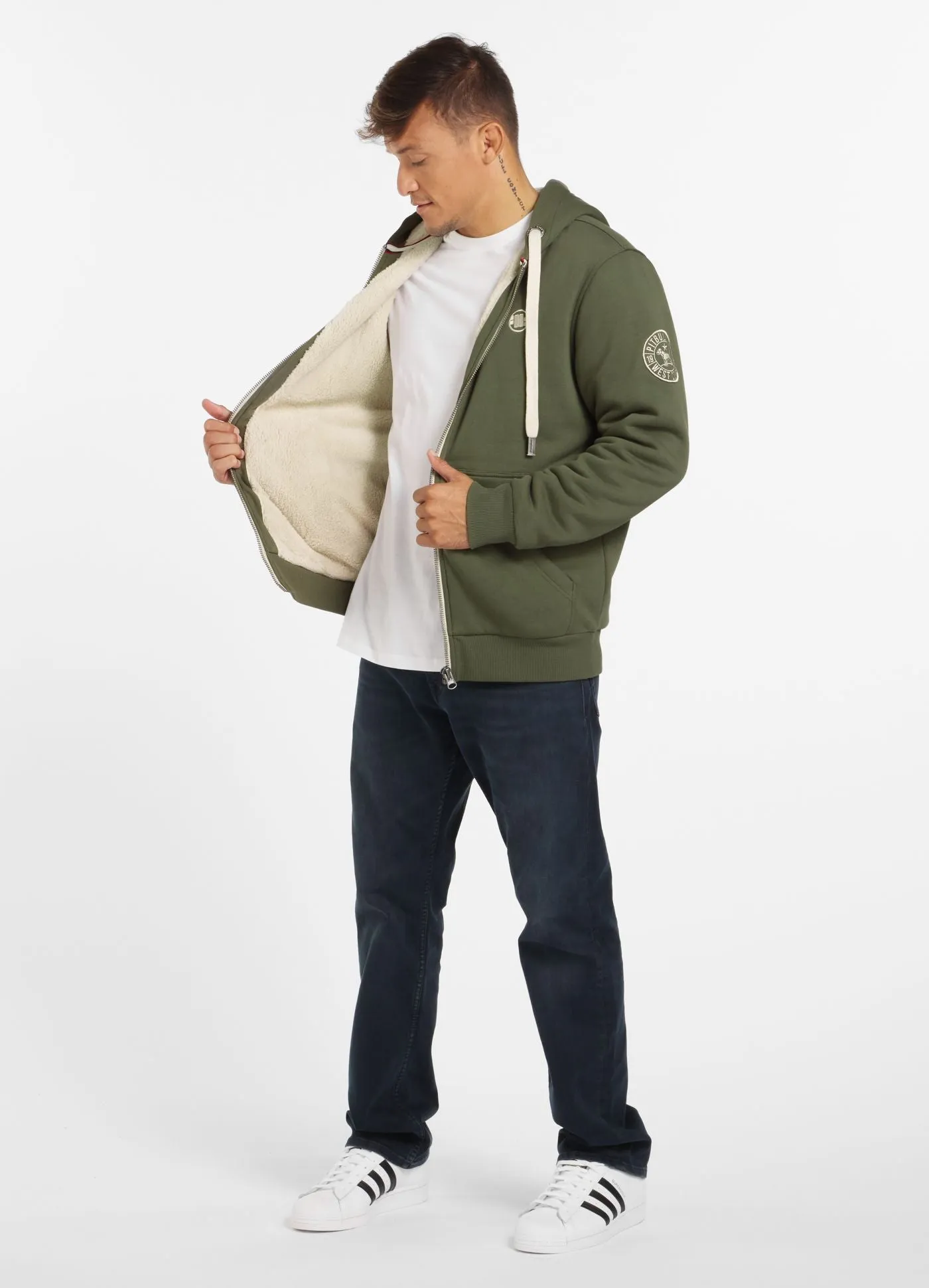 Ruffin II Sherpa Zip-Up Hoodie