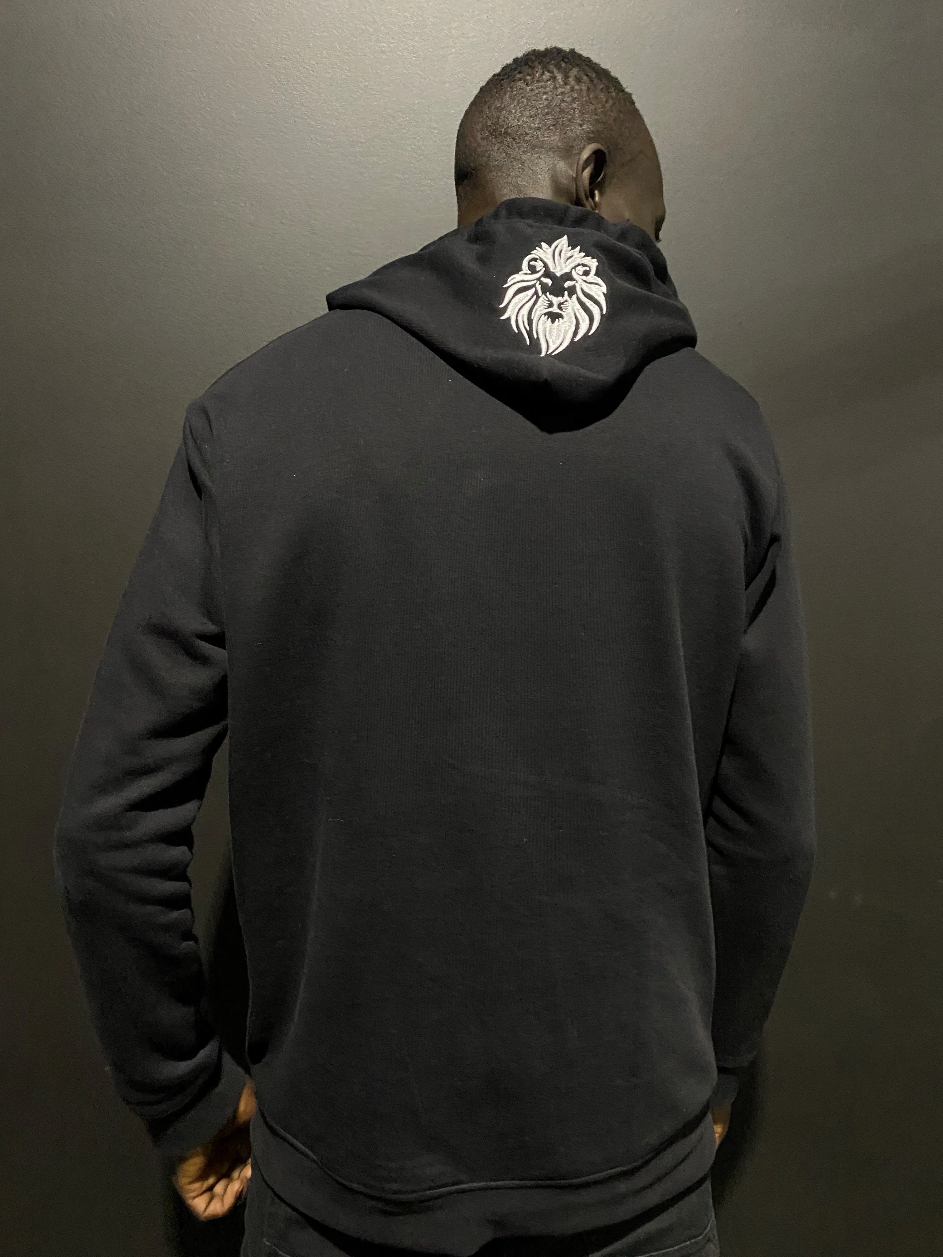 RUTHLESS.CO LION TEAM HOODIES - BLACK/WHITE