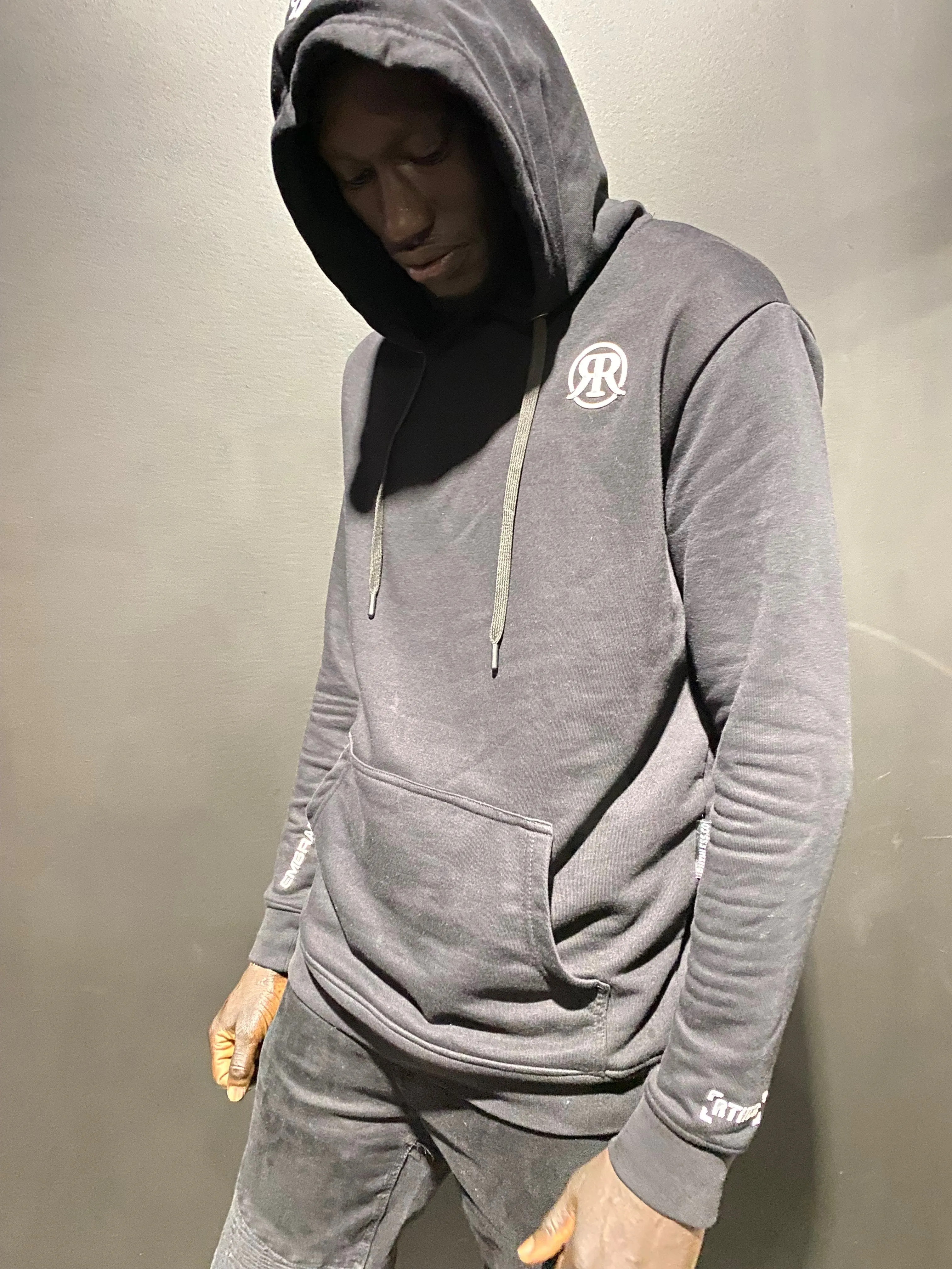 RUTHLESS.CO LION TEAM HOODIES - BLACK/WHITE