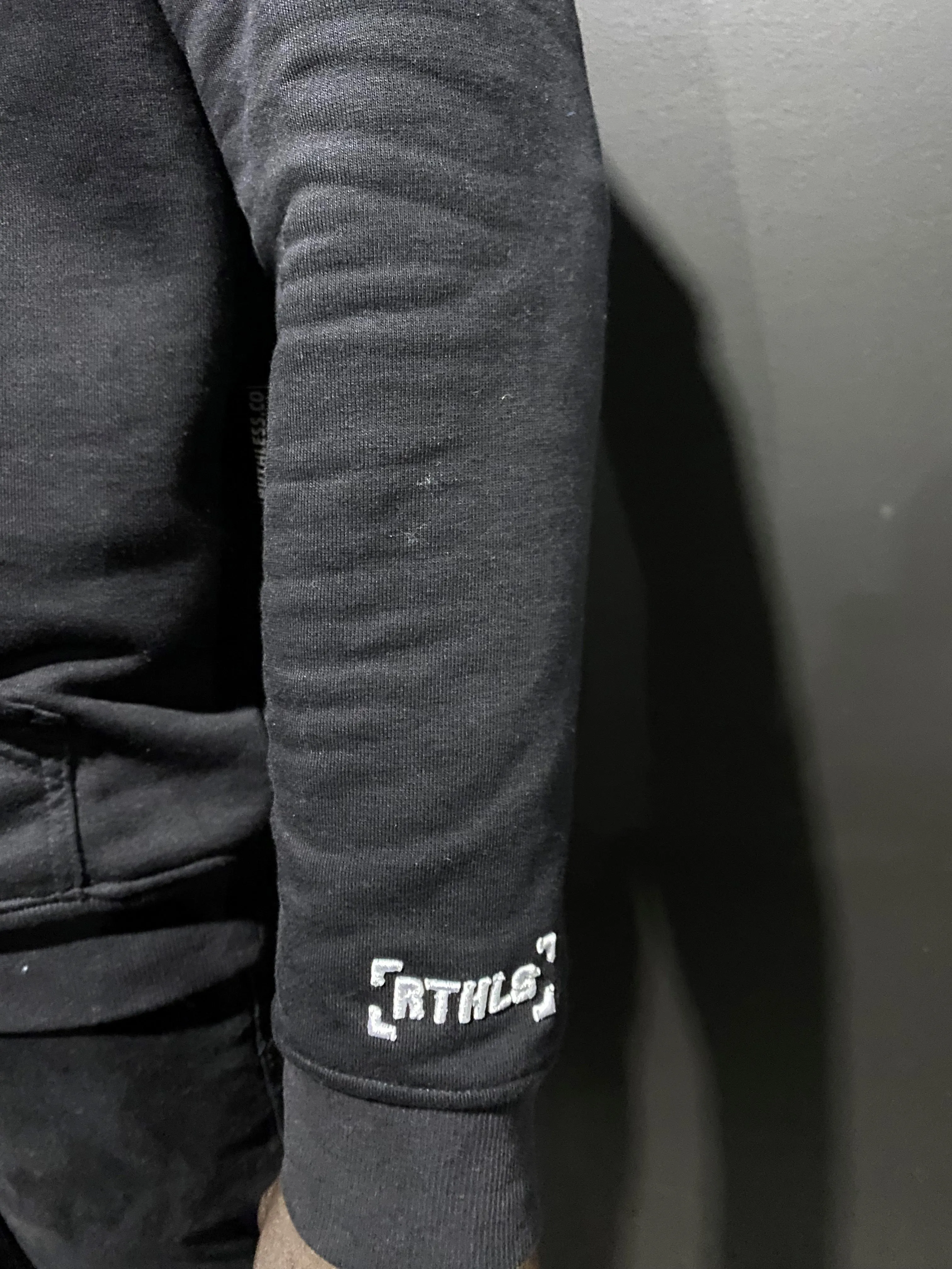 RUTHLESS.CO LION TEAM HOODIES - BLACK/WHITE