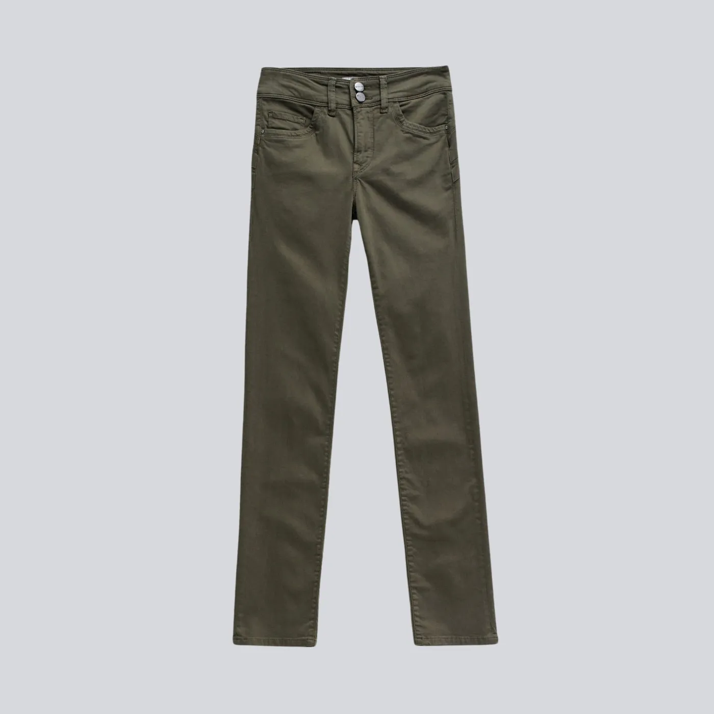 Salsa Secret Push Medium Rise Slim Leg Jeans | Dark Green