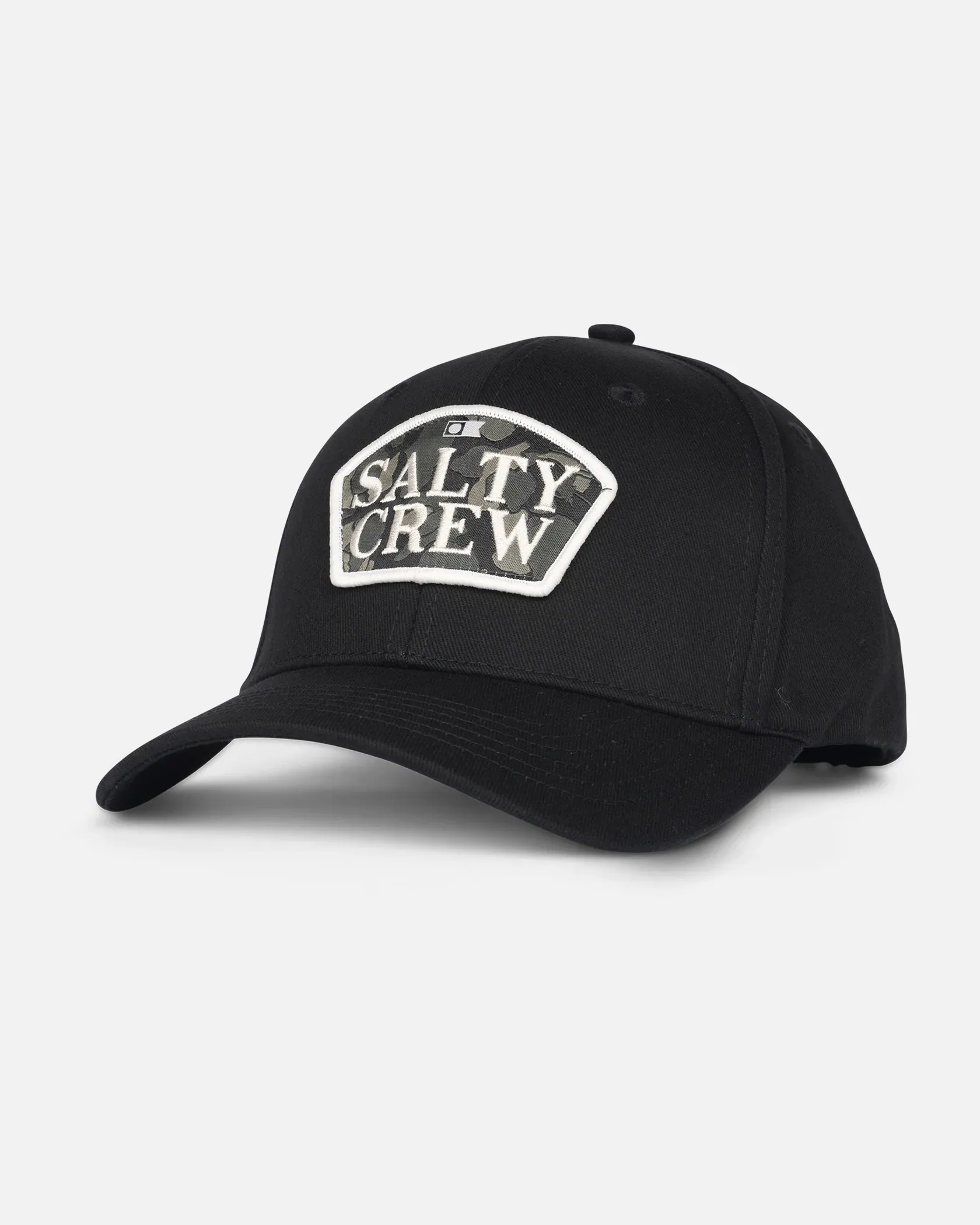 Salty Crew Mens Filler Up 6 Panel Hat - Black