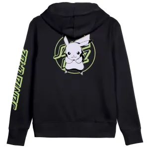 Santa Cruz x Pokemon Womens Pikachu Dot Hoodie - Black