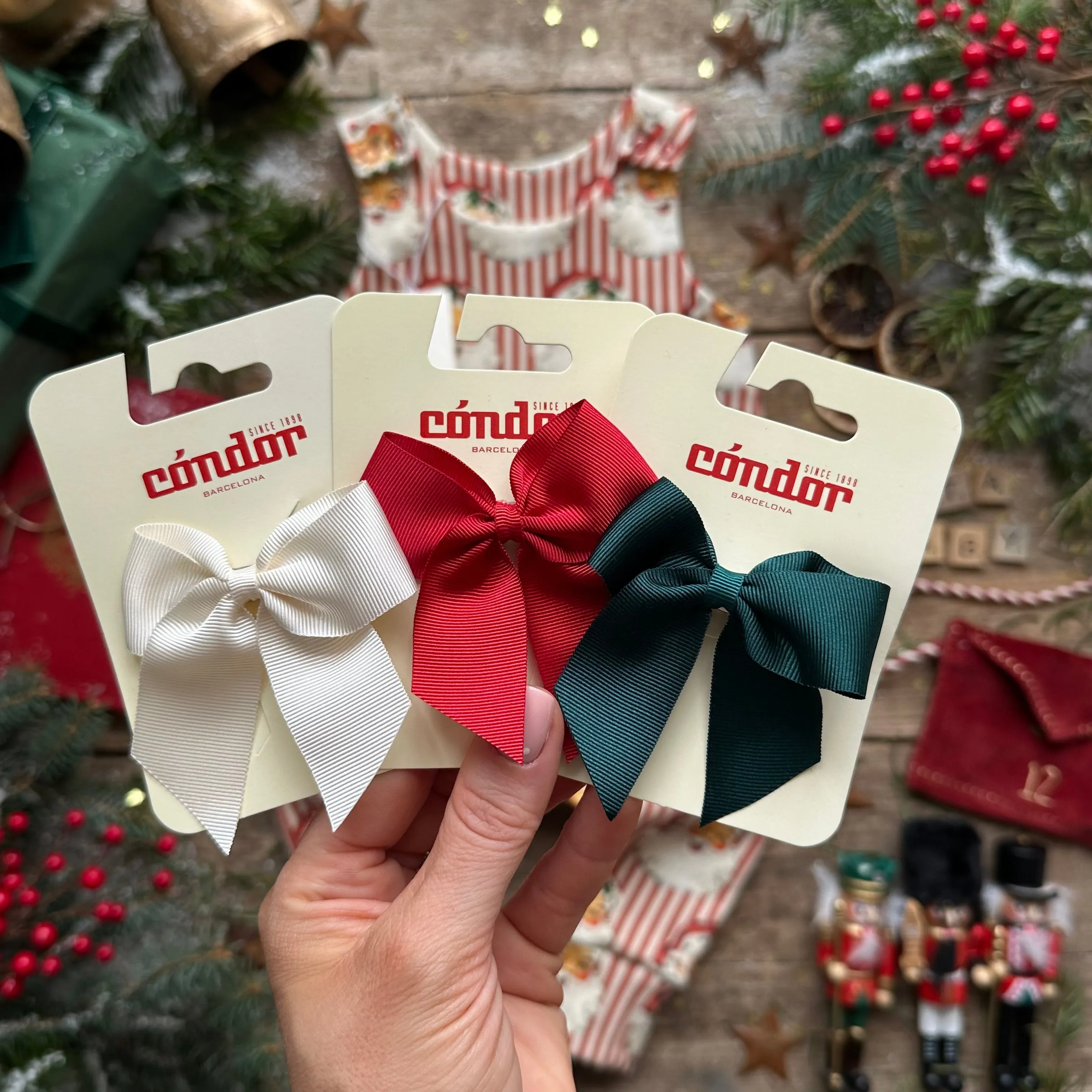 Santa Stripe | Style With Bee | Bows