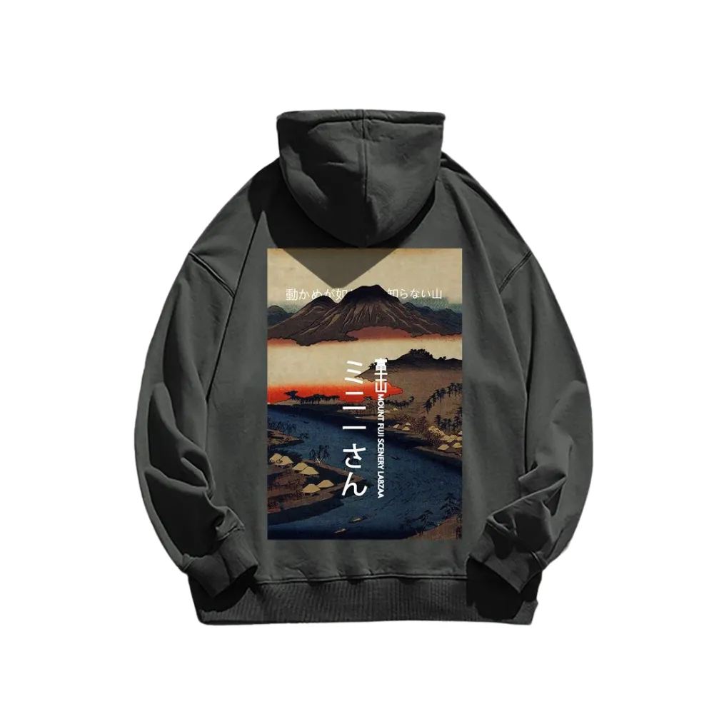 Scenery Print Hoodie