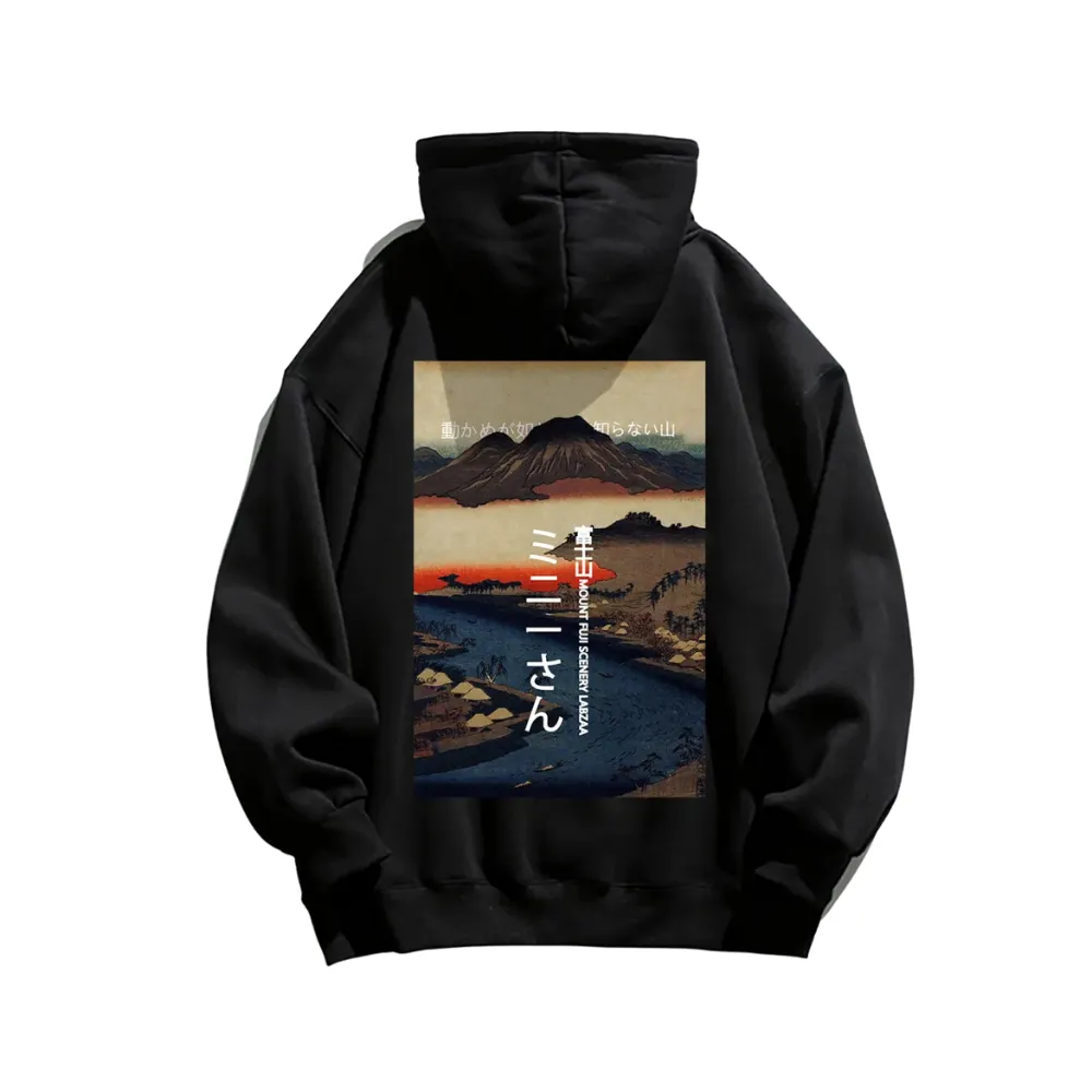 Scenery Print Hoodie