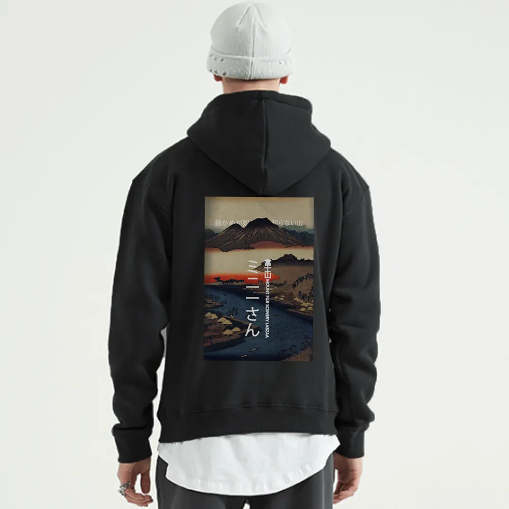Scenery Print Hoodie