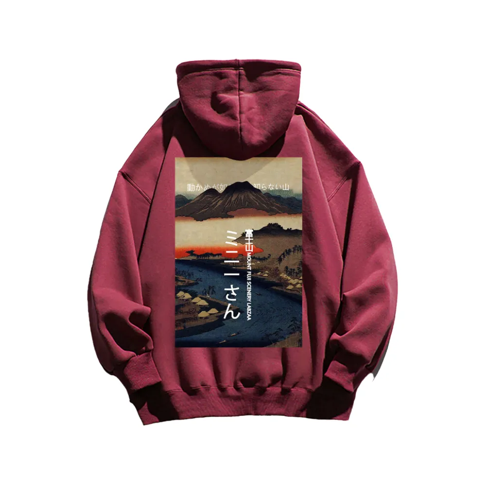 Scenery Print Hoodie