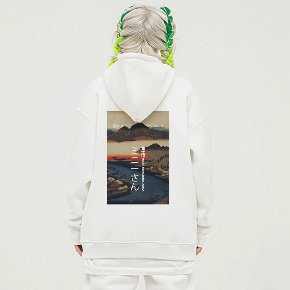 Scenery Print Hoodie