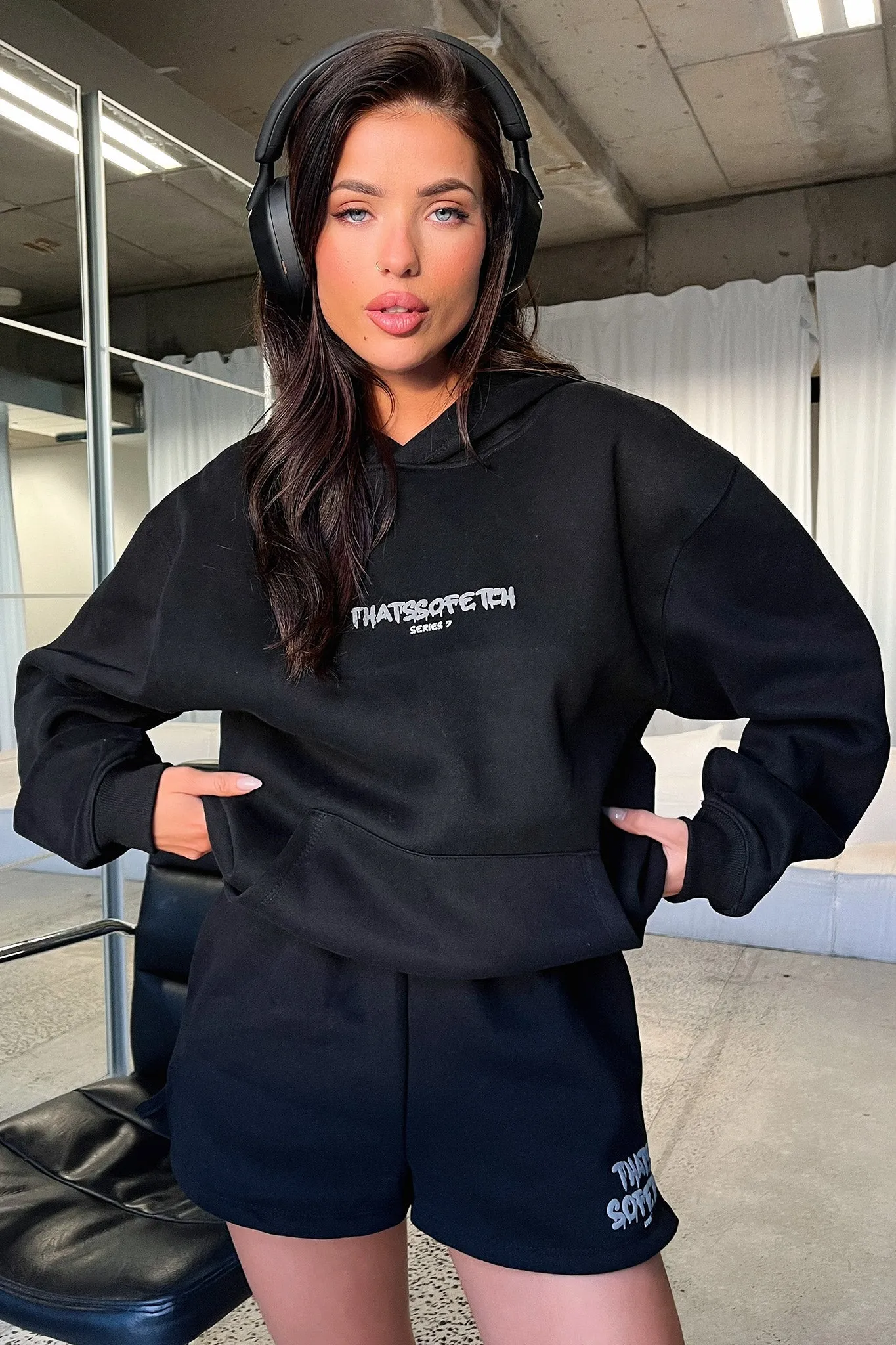 Series 7 Hoodie - Black