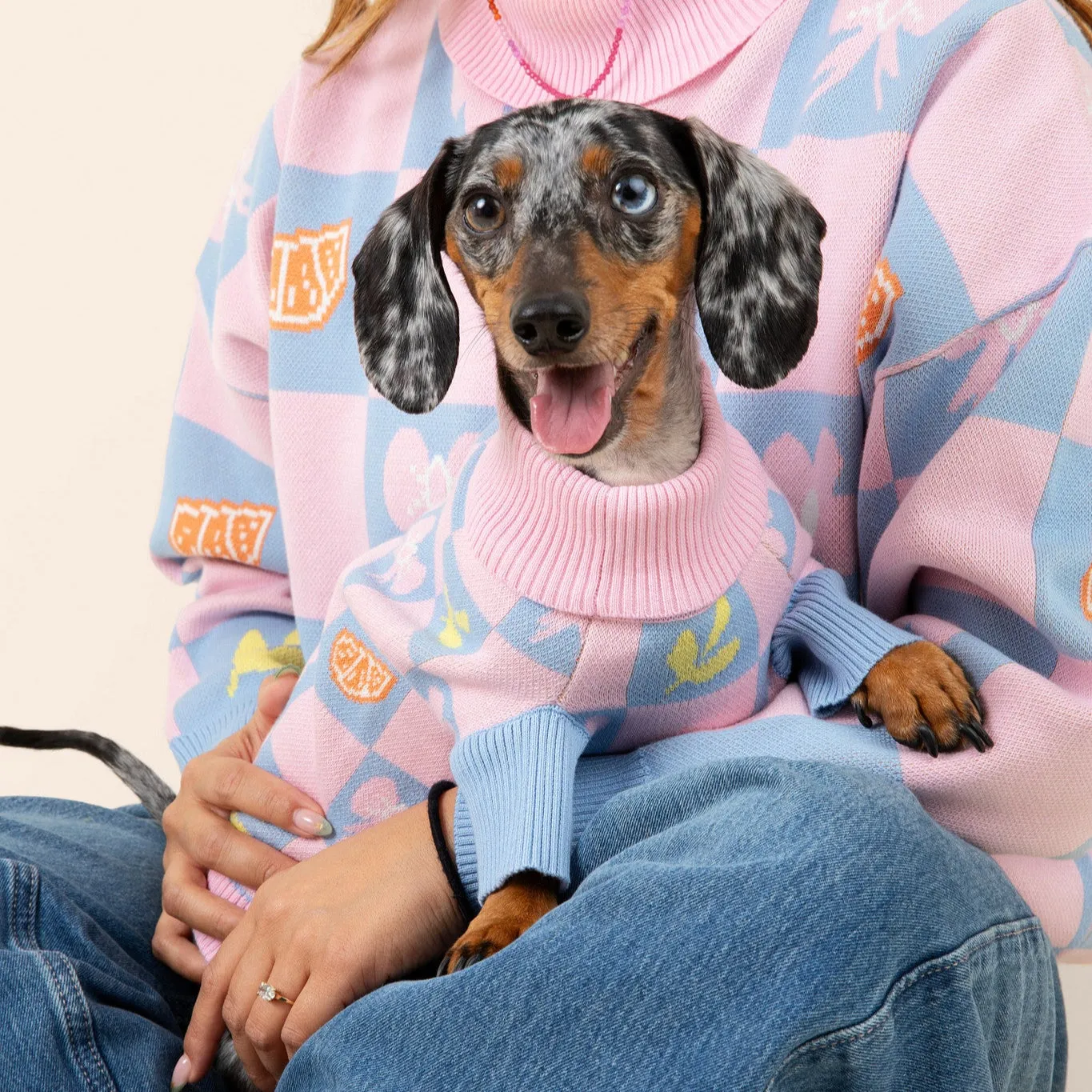 Shelly x Sunbean Dog and Dog Mom Matching 2-Pieces Set
