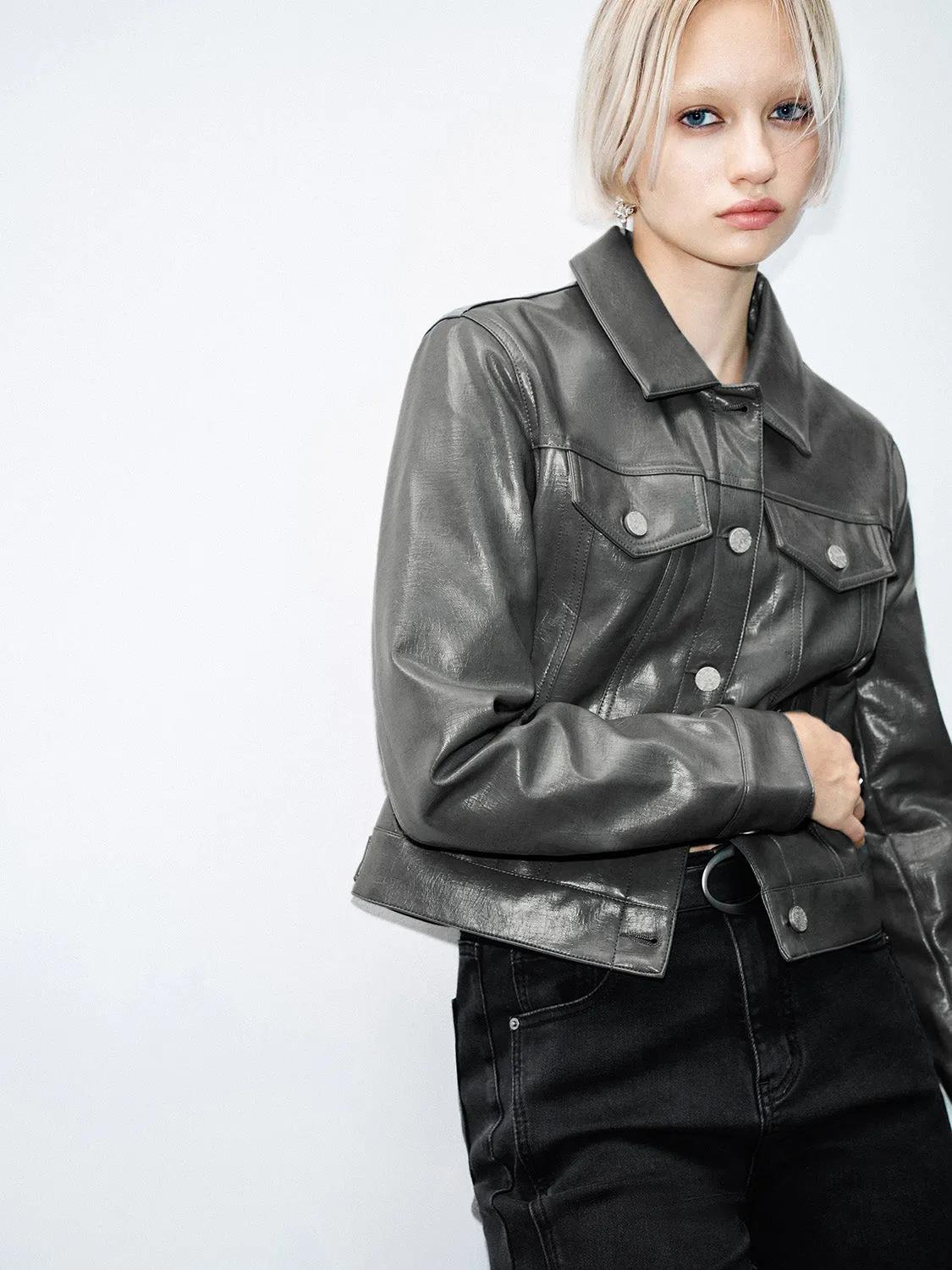 Shirt Collar Trucker Jackets