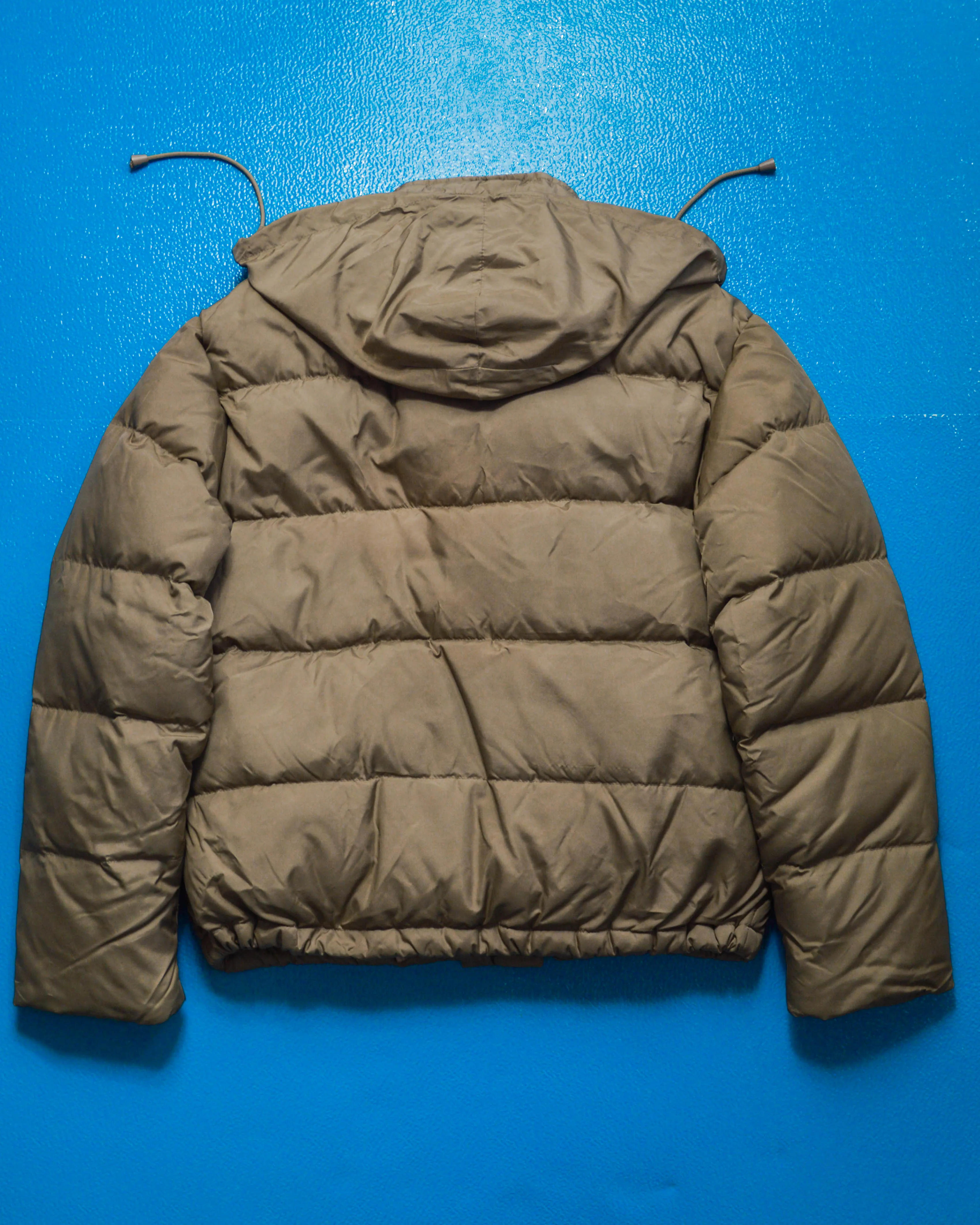 Short Minimal Beige Puffer Jacket (~S~)