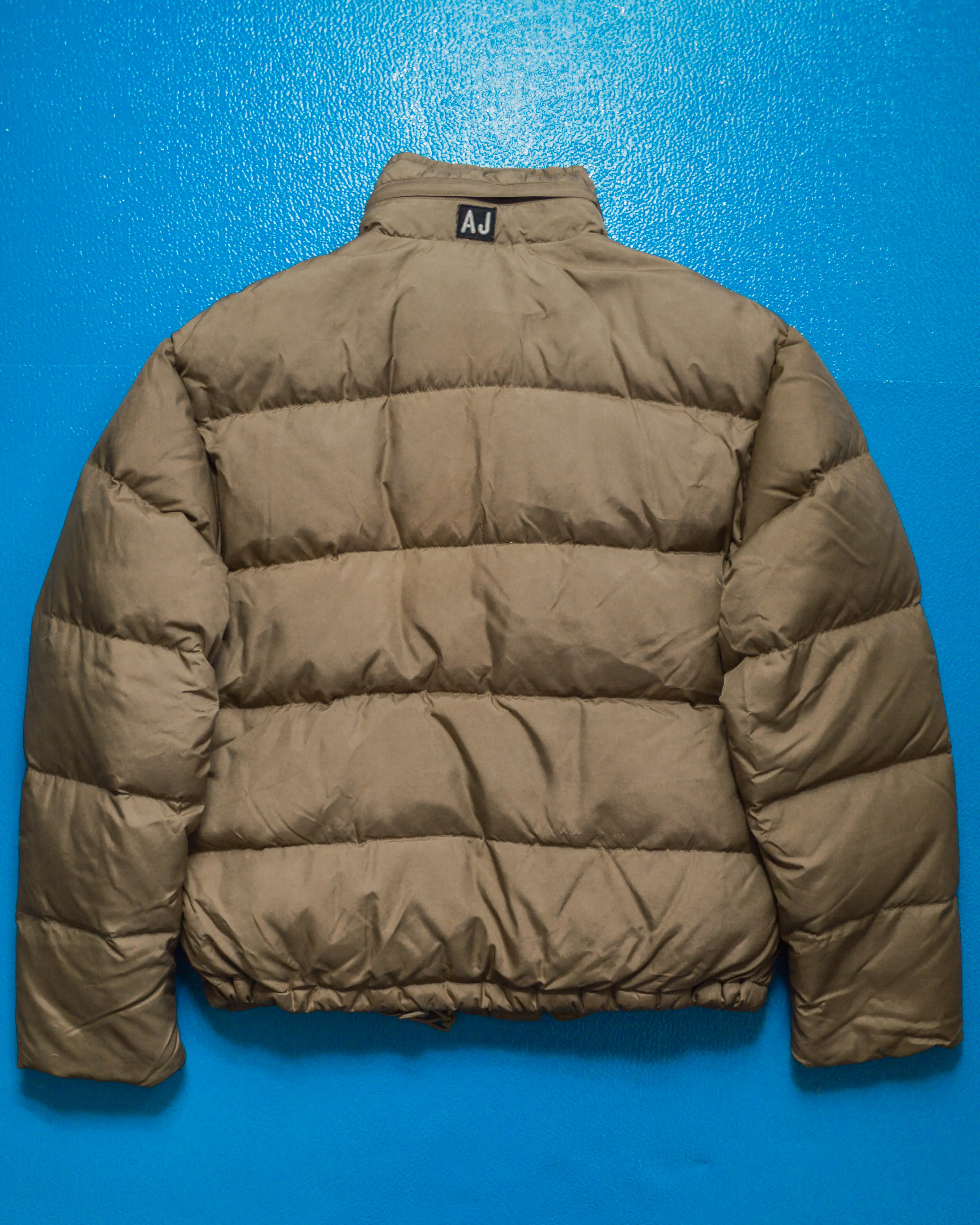 Short Minimal Beige Puffer Jacket (~S~)