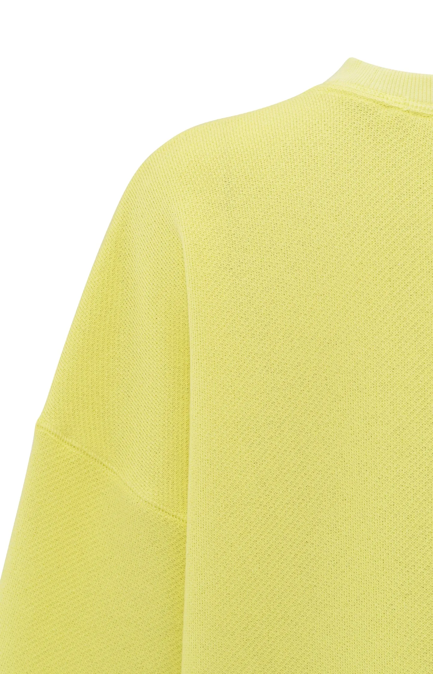 Short-sleeve sweatshirt with relaxed fit
