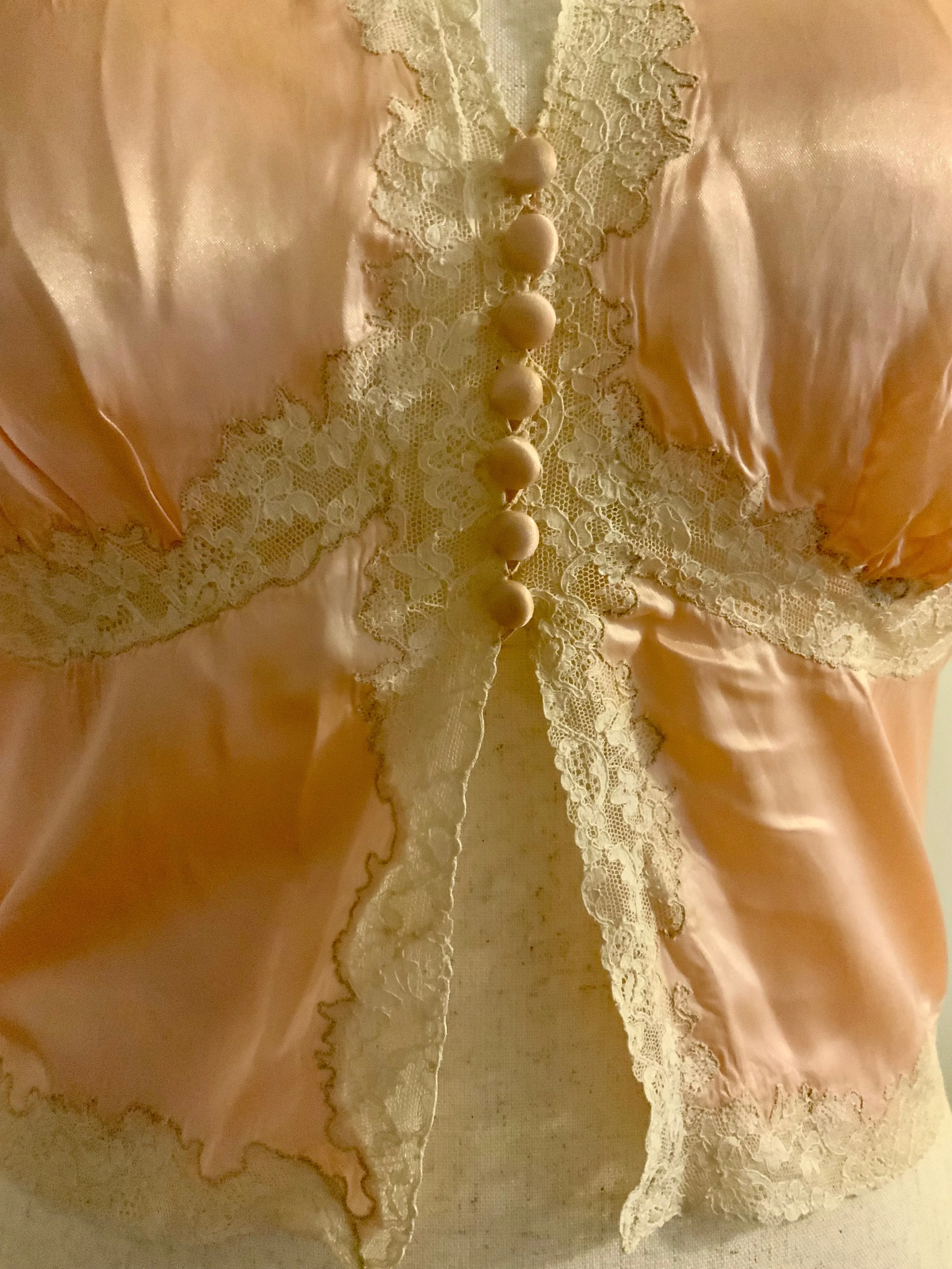 Silk Bed Jacket - 50s - 50AA