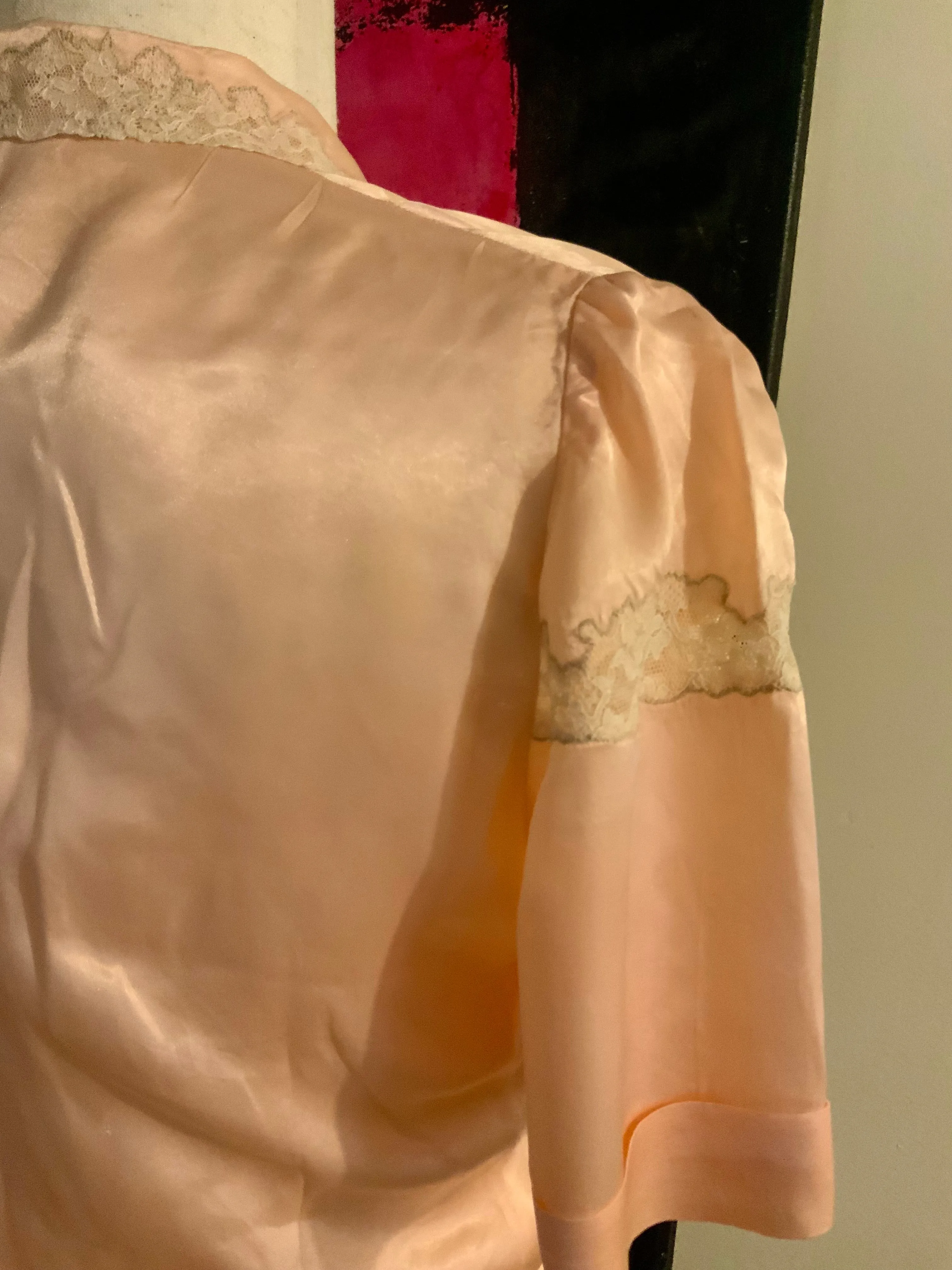 Silk Bed Jacket - 50s - 50AA