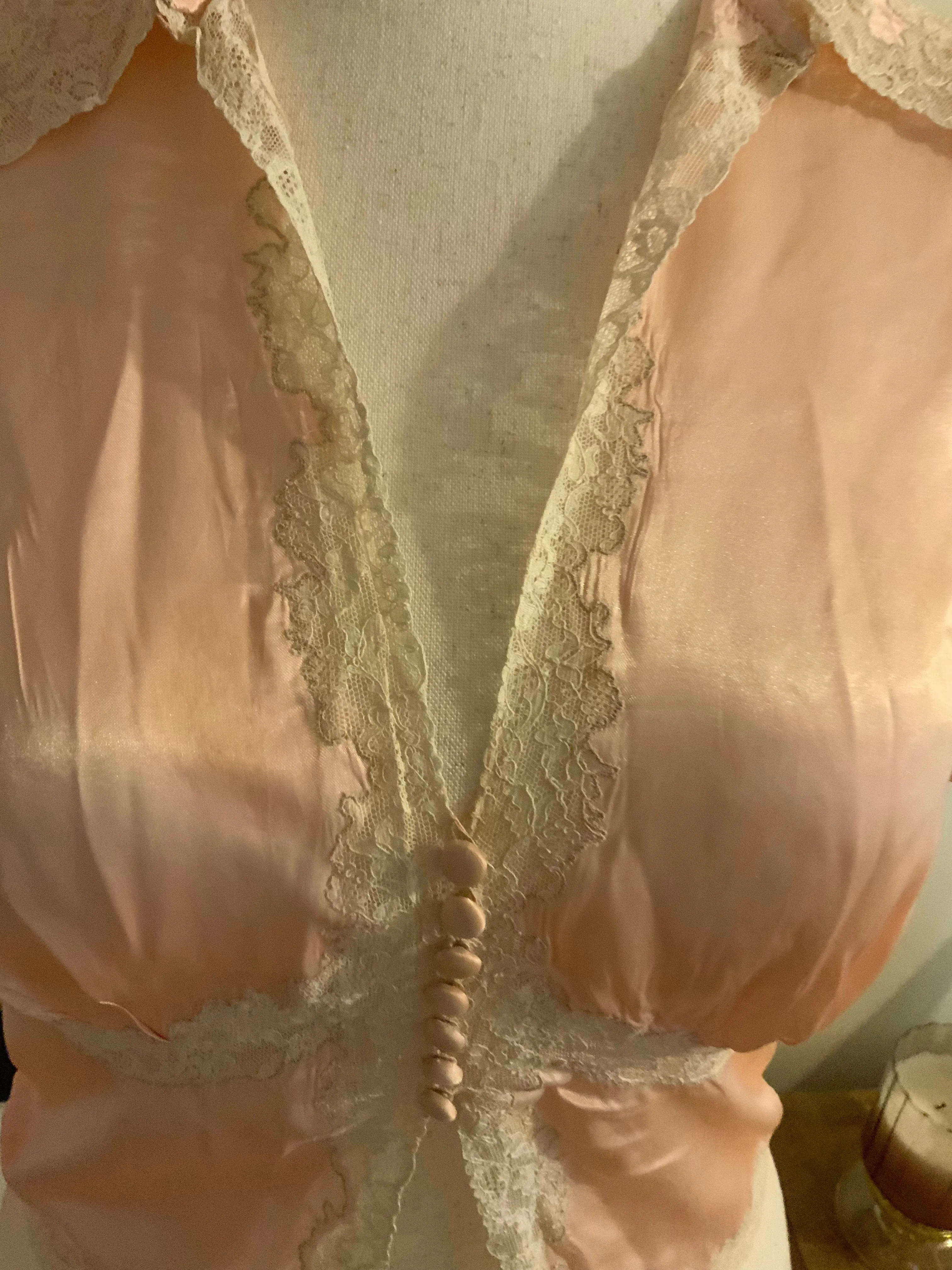 Silk Bed Jacket - 50s - 50AA
