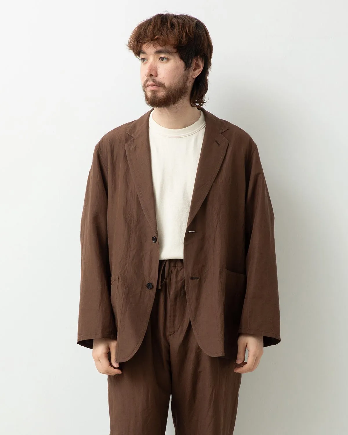 SILK LINEN EASY JACKET