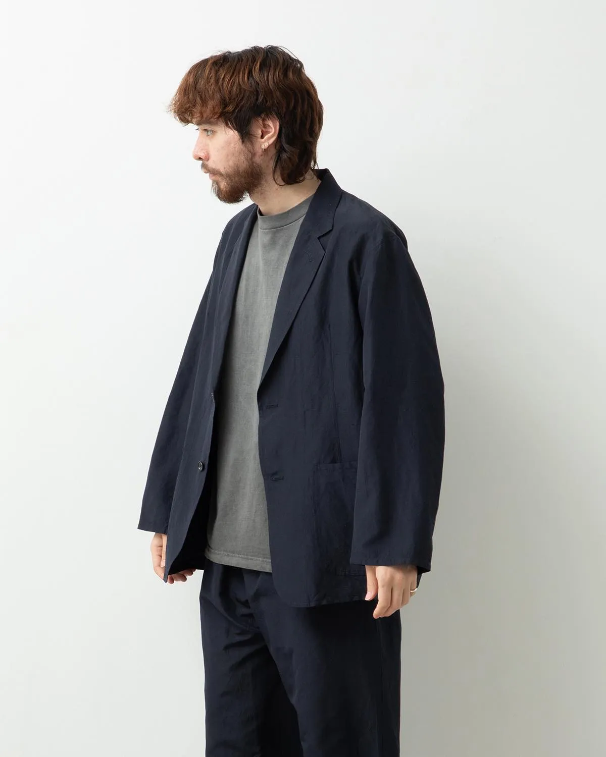 SILK LINEN EASY JACKET
