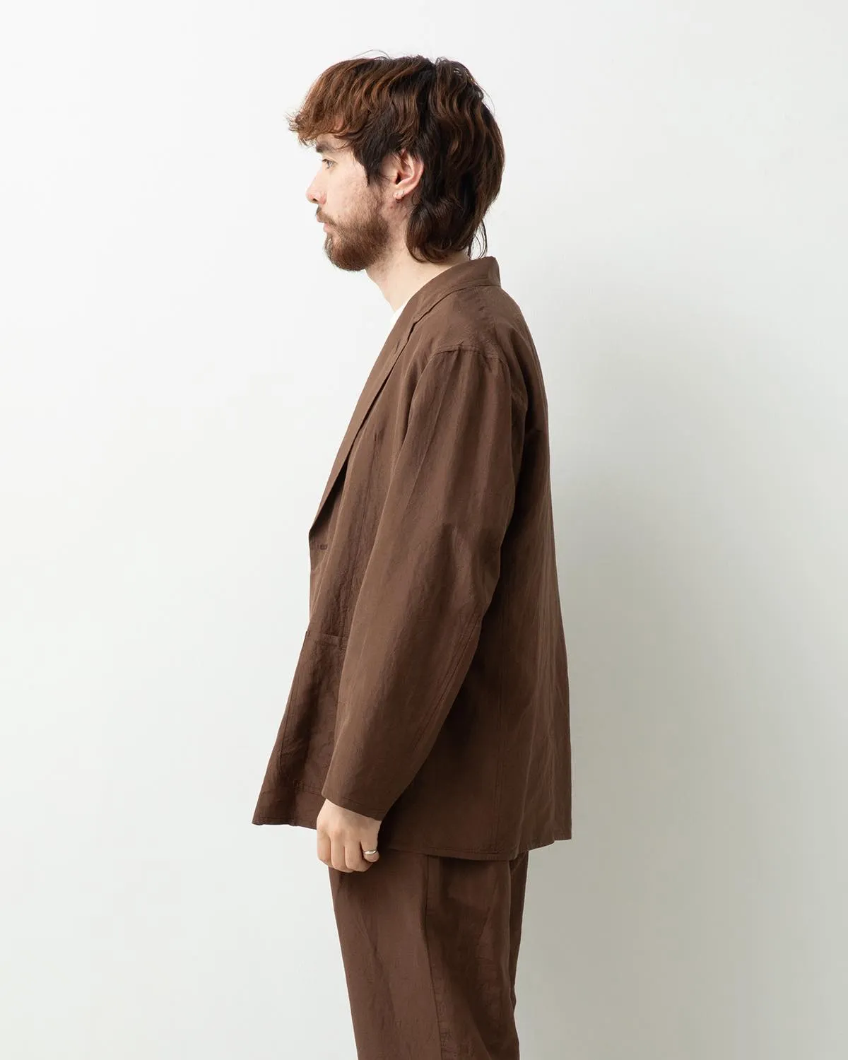 SILK LINEN EASY JACKET