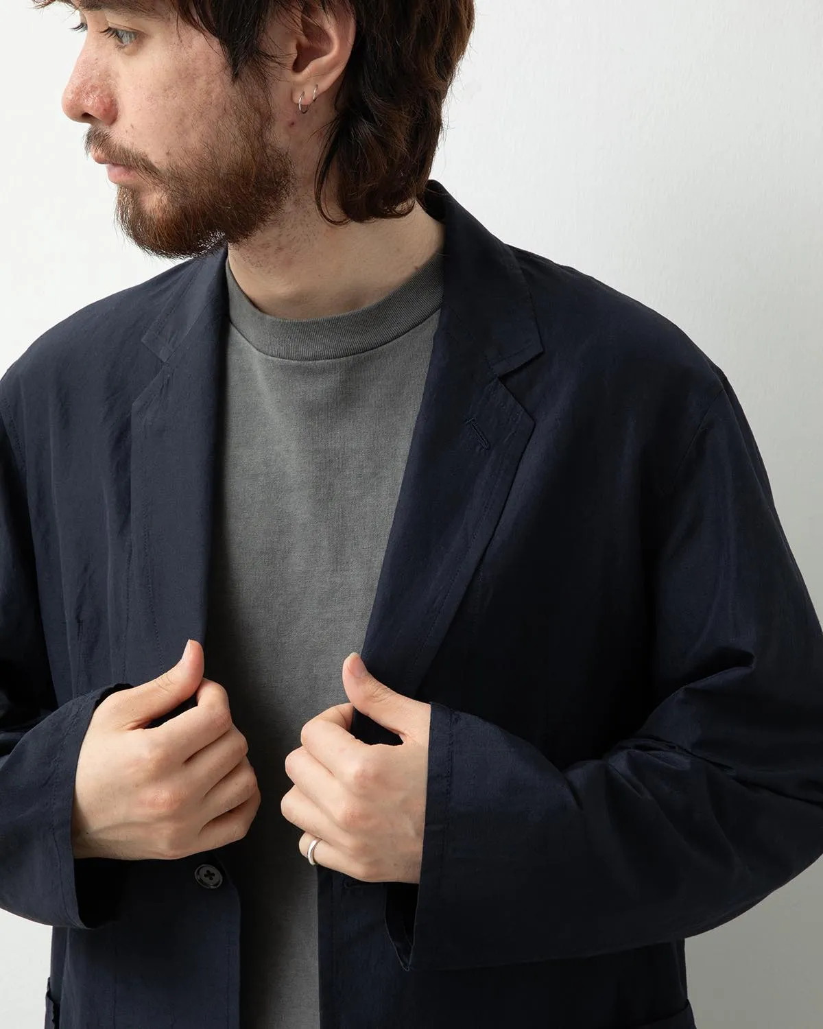 SILK LINEN EASY JACKET