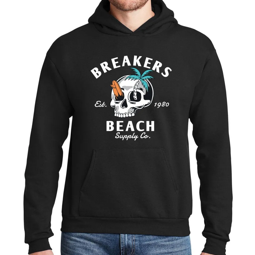 Skull Rock - Unisex Ecosmart Hooded Sweatshirt