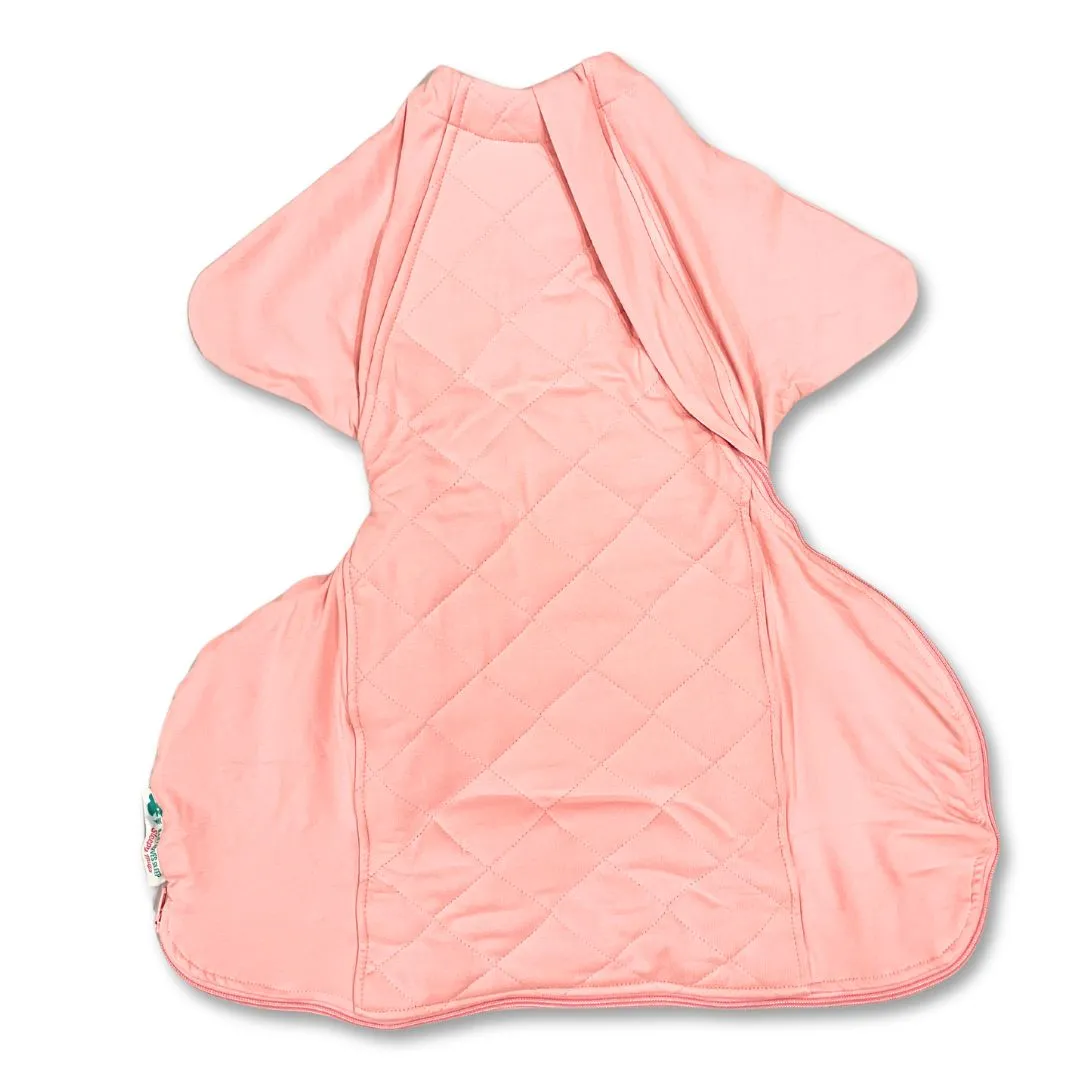 Sleepy Hugs Extra-Wide Sack 'Warm' - Peach Pink (Winter)