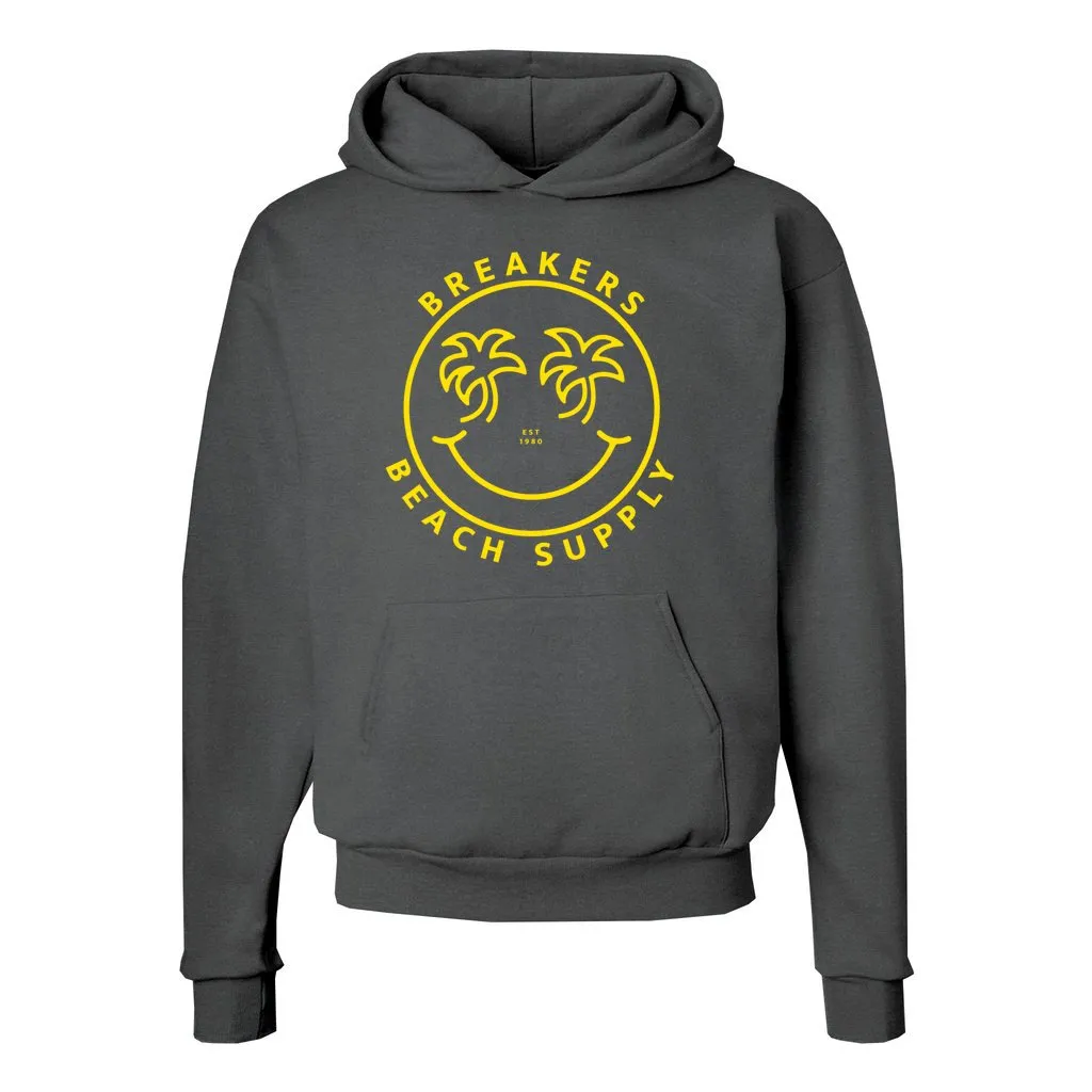 Smiley Palms - Unisex Ecosmart Hooded Sweatshirt
