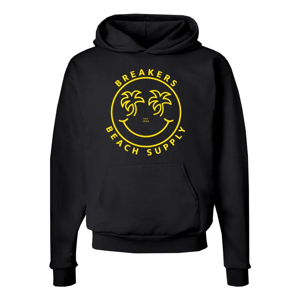 Smiley Palms - Unisex Ecosmart Hooded Sweatshirt