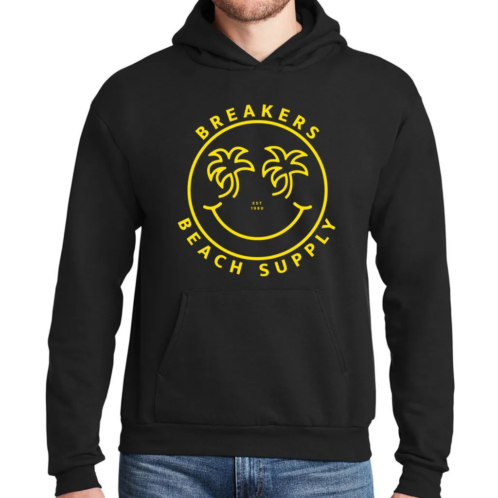 Smiley Palms - Unisex Ecosmart Hooded Sweatshirt