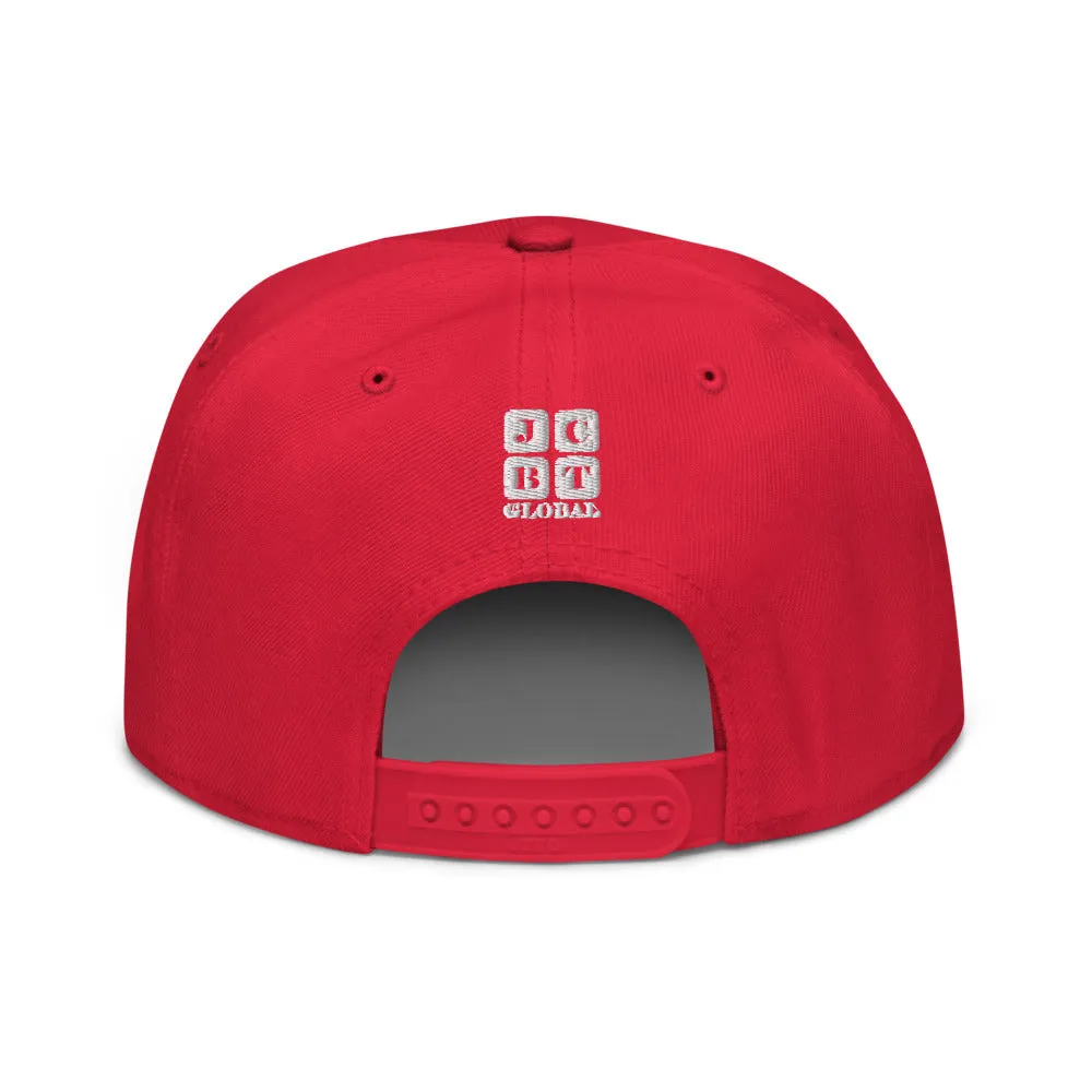 Snapback Hat "2052-0041 Born In The U.S.A. (White Logo)"