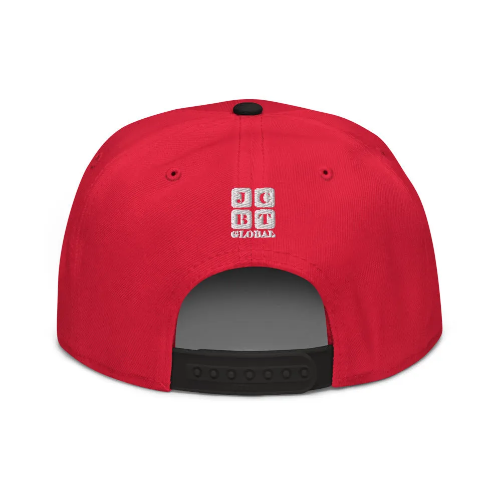 Snapback Hat "2052-0041 Born In The U.S.A. (White Logo)"