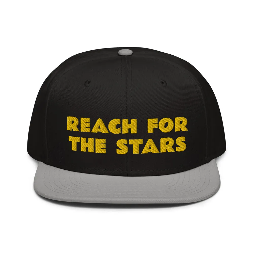 Snapback Hat "2052-0141 Reach For The Stars (Yellow Logo)"