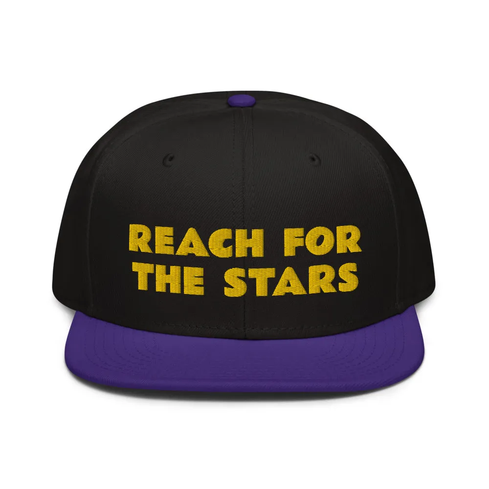 Snapback Hat "2052-0141 Reach For The Stars (Yellow Logo)"