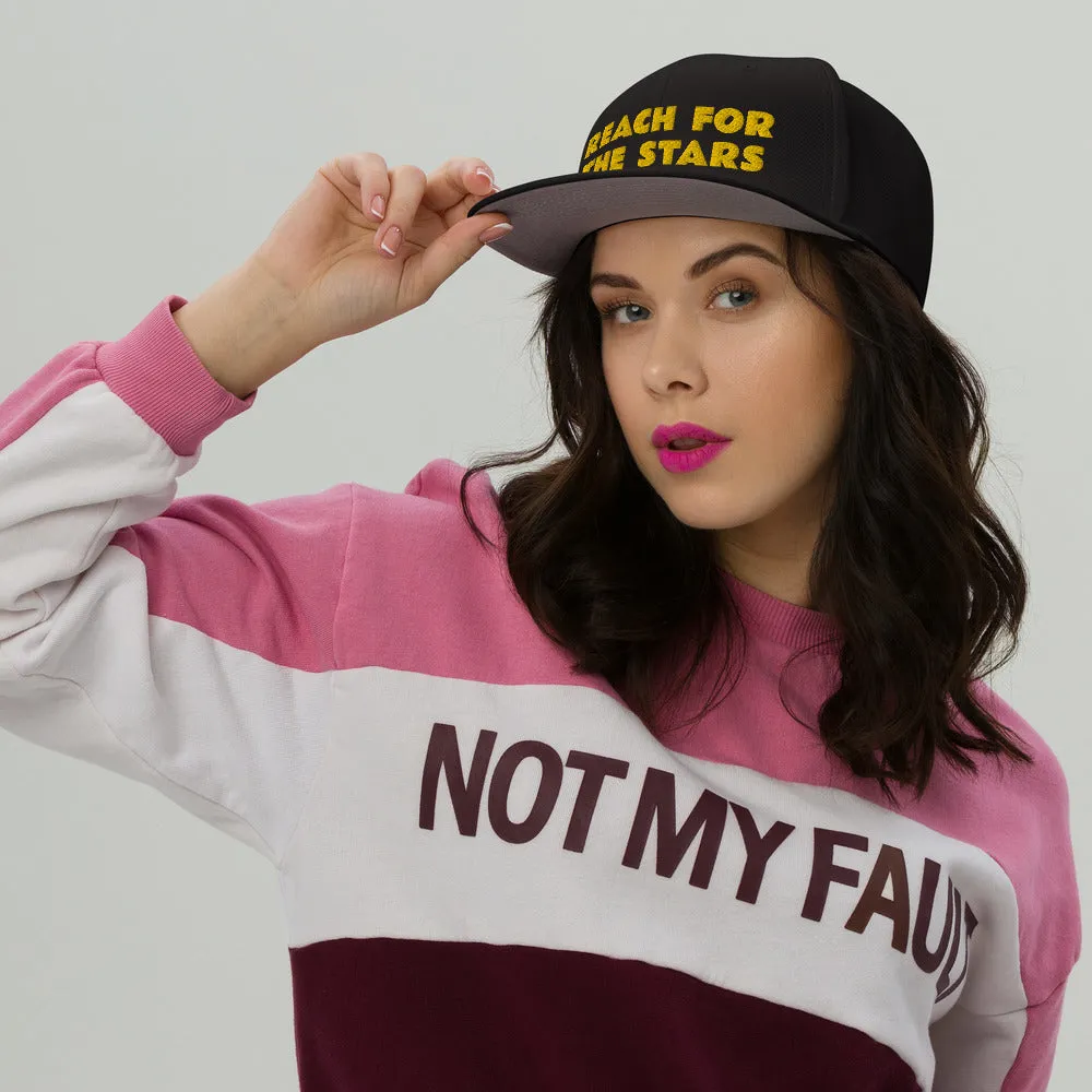 Snapback Hat "2052-0141 Reach For The Stars (Yellow Logo)"