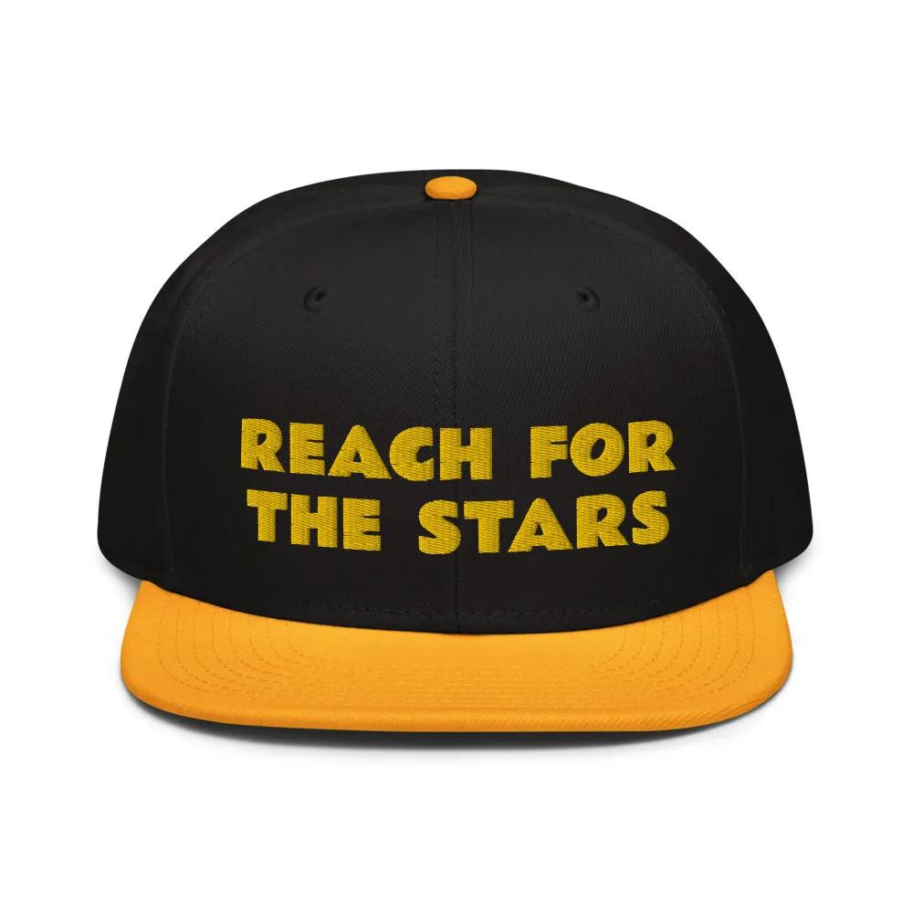 Snapback Hat "2052-0141 Reach For The Stars (Yellow Logo)"