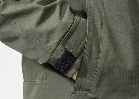 Solid Thickened Cargo Parka for Men with Easy-to-Clean Features