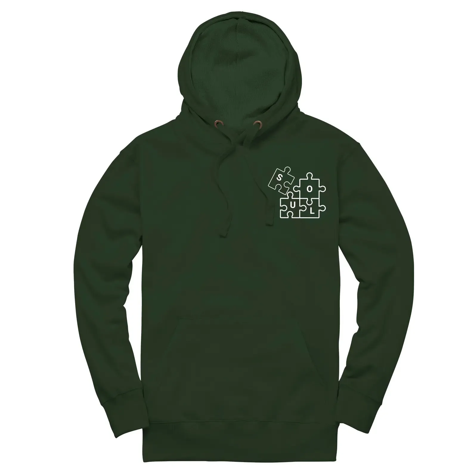 Soul Mate Matching Couple Embroidered Unisex Hoodies