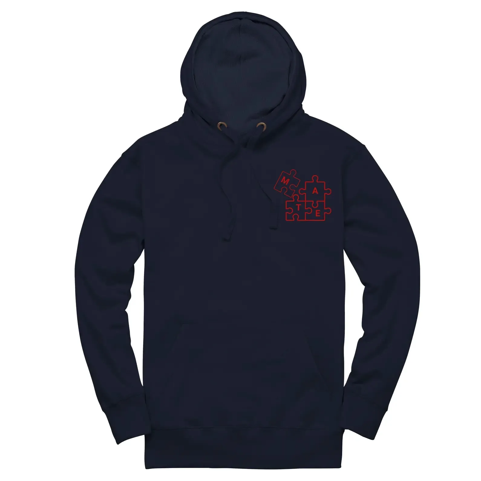 Soul Mate Matching Couple Embroidered Unisex Hoodies