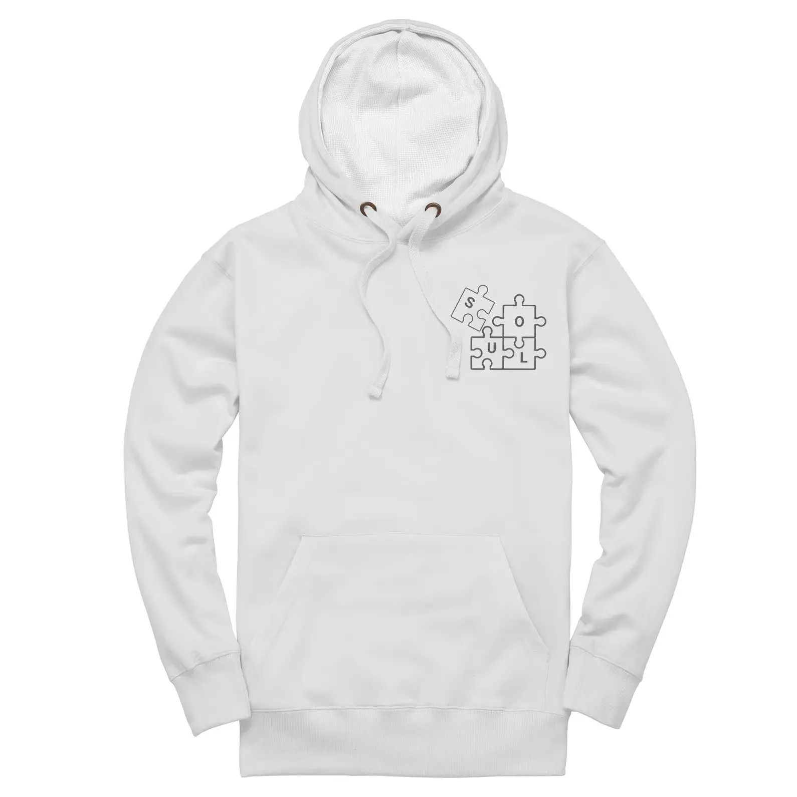Soul Mate Matching Couple Embroidered Unisex Hoodies