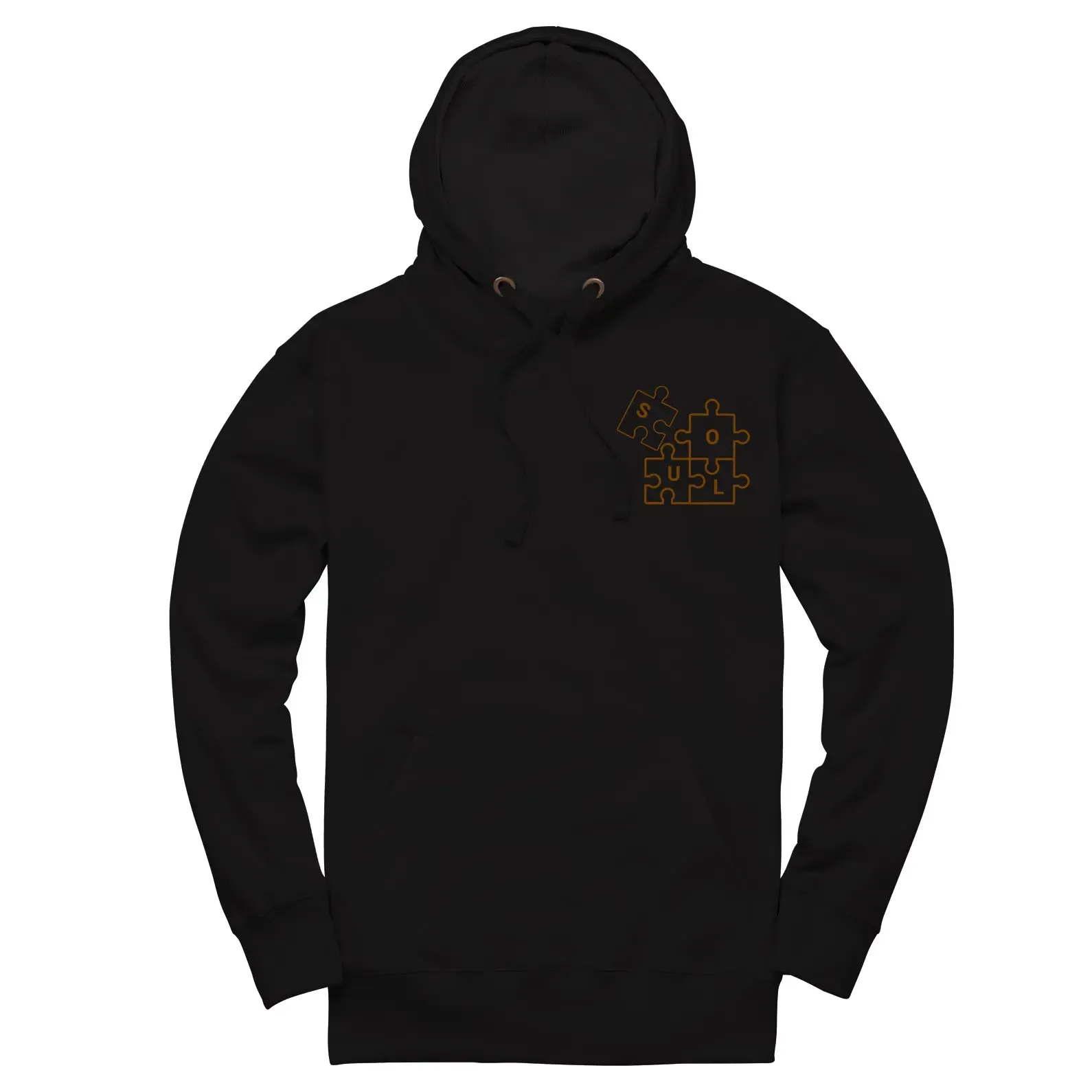 Soul Mate Matching Couple Embroidered Unisex Hoodies