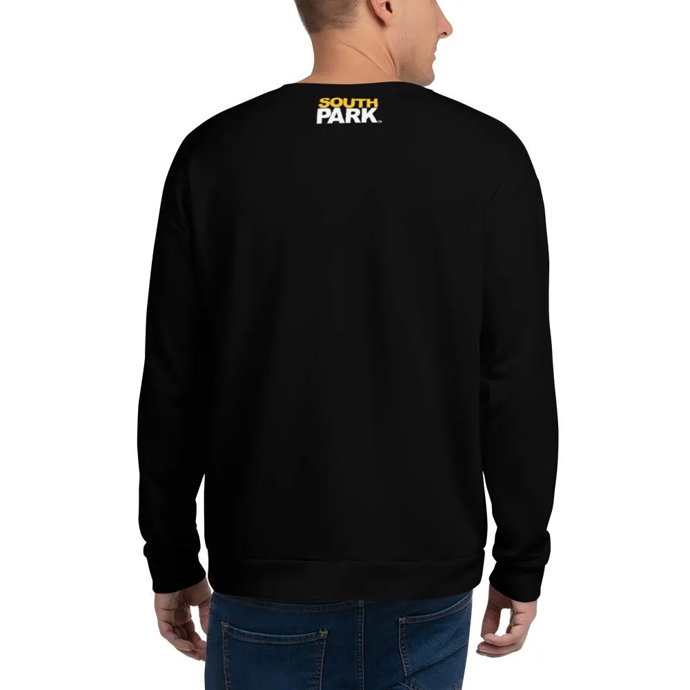 South Park Character Adult All-Over Print Sweatshirt