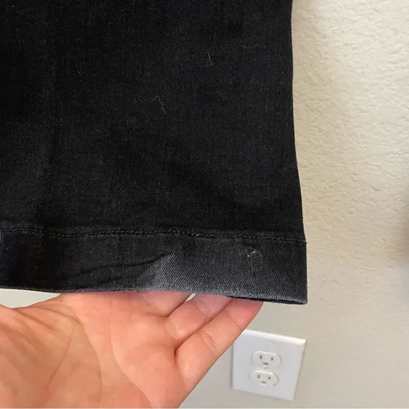 SPANX Black Flare Leg High Rise Shape Jeans Size M