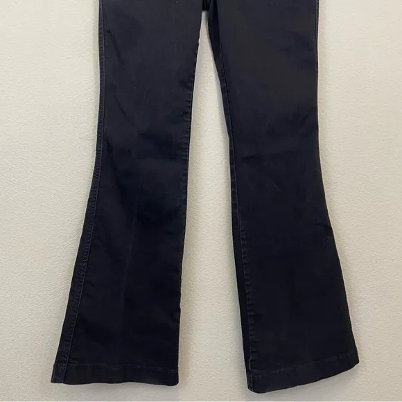 SPANX Black Flare Leg High Rise Shape Jeans Size M
