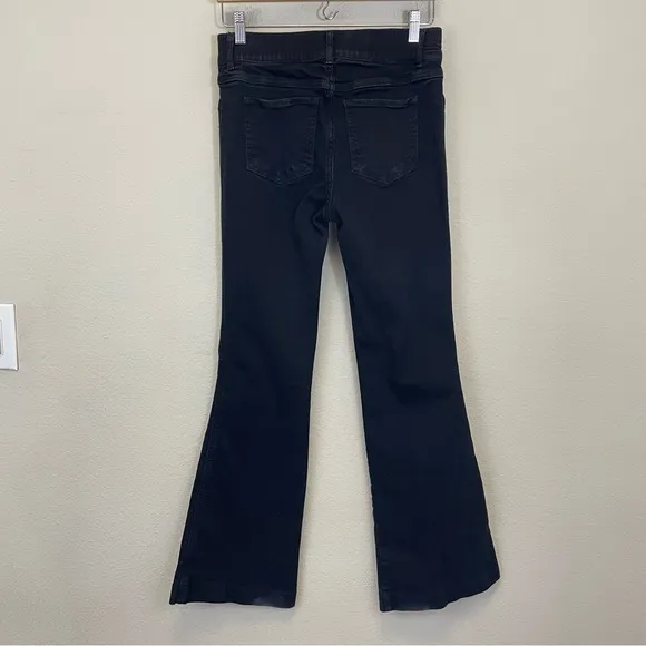 SPANX Black Flare Leg High Rise Shape Jeans Size M